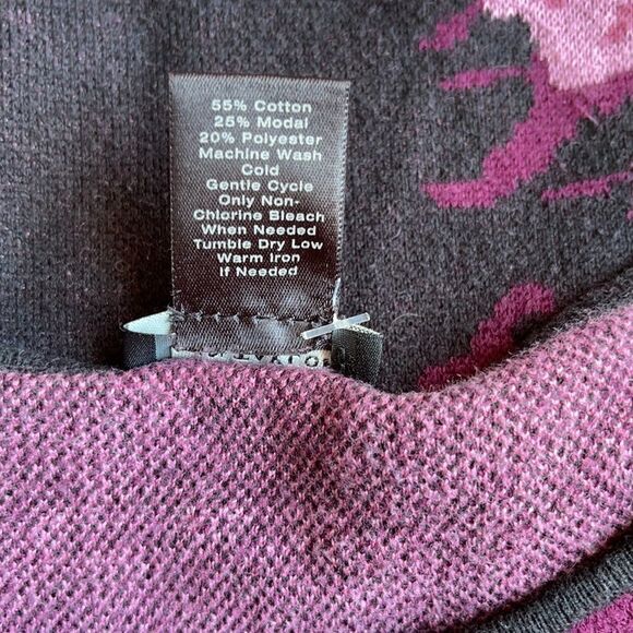 Ann Taylor Pink Floral Sweater Bodycon Dress - Picture 9 of 9